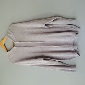 POL Gray Long Sleeve Lightweight Hooded Sweater Large